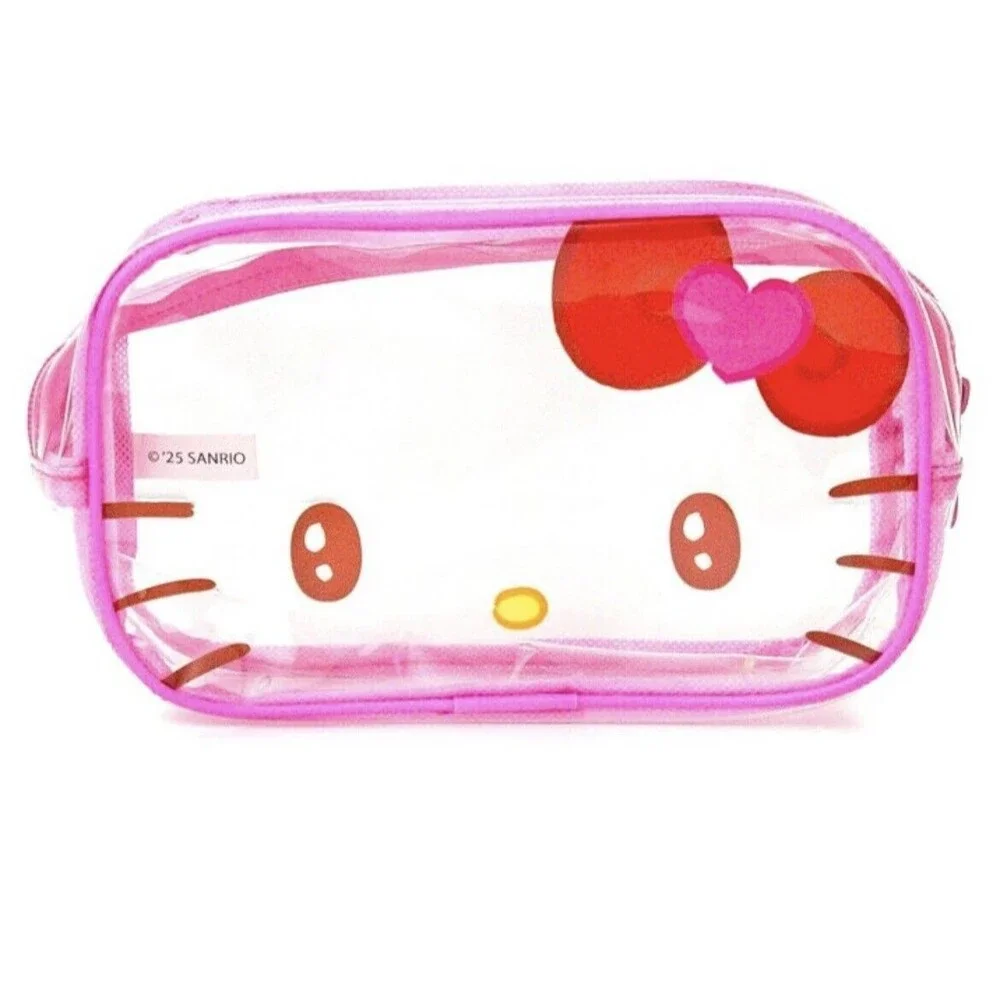 Hello Kitty Pencil Pouch Pink Bow Gift Back to School